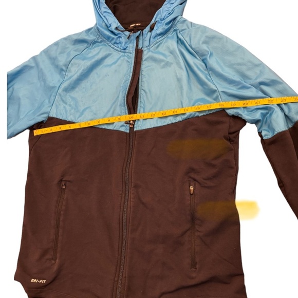 Women’s Large, zip up jacket, Nike Dry Fit, two tone - Picture 3 of 6